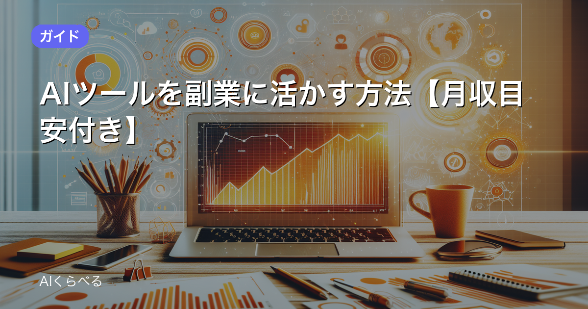 AIツールを副業に活かす方法【月収目安付き】